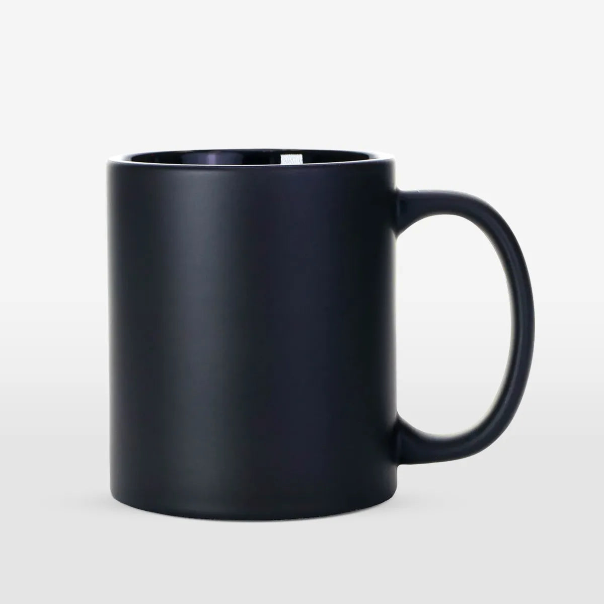 11oz Black Color Changing Ceramic Sublimation Mug  12 Per Case - Orange