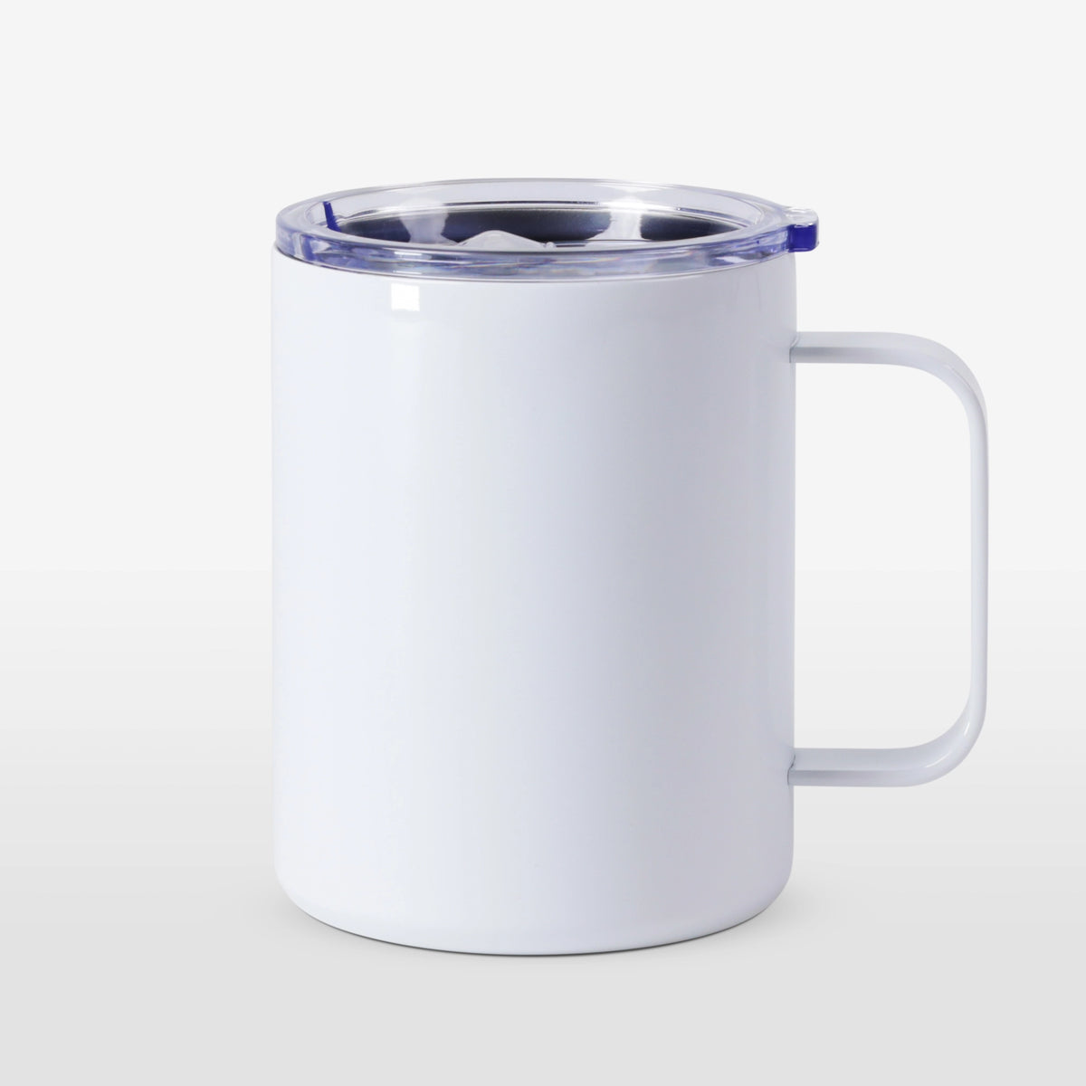 12oz White Stainless Steel Blank Tumbler with Handle – Ricoma 