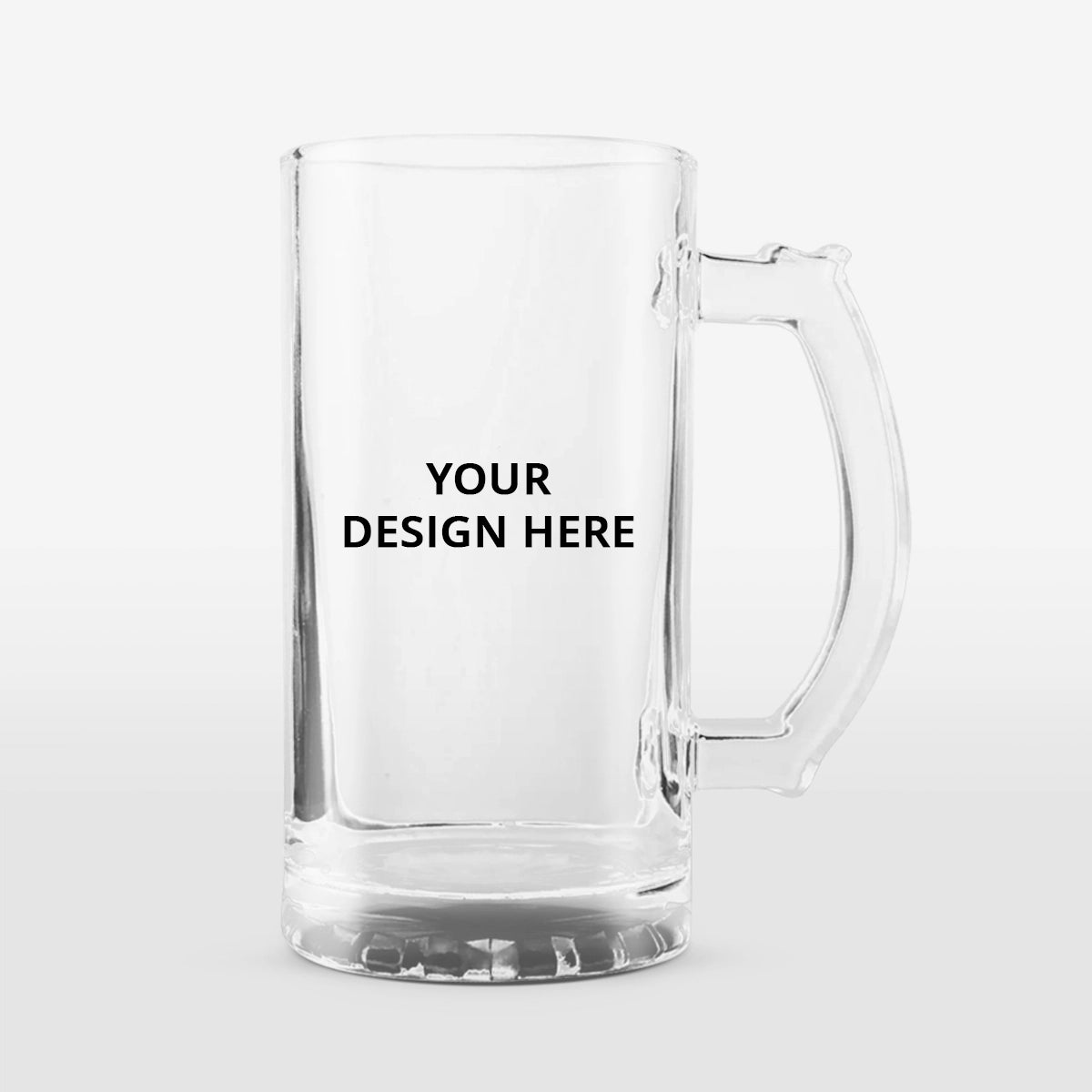 16oz Clear Glass Sublimation Mug – 12 Per Case
