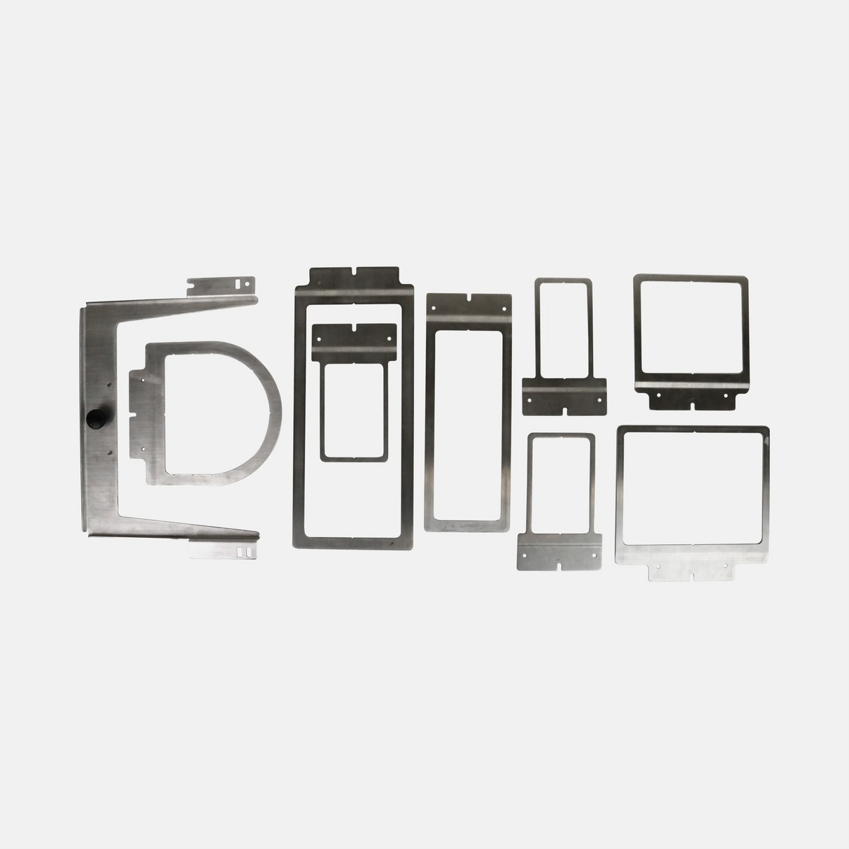 Hoopless frames to use on your ricoma embroidery machine to embroider on smaller items like shirt sleeves, socks, pant legs, and more