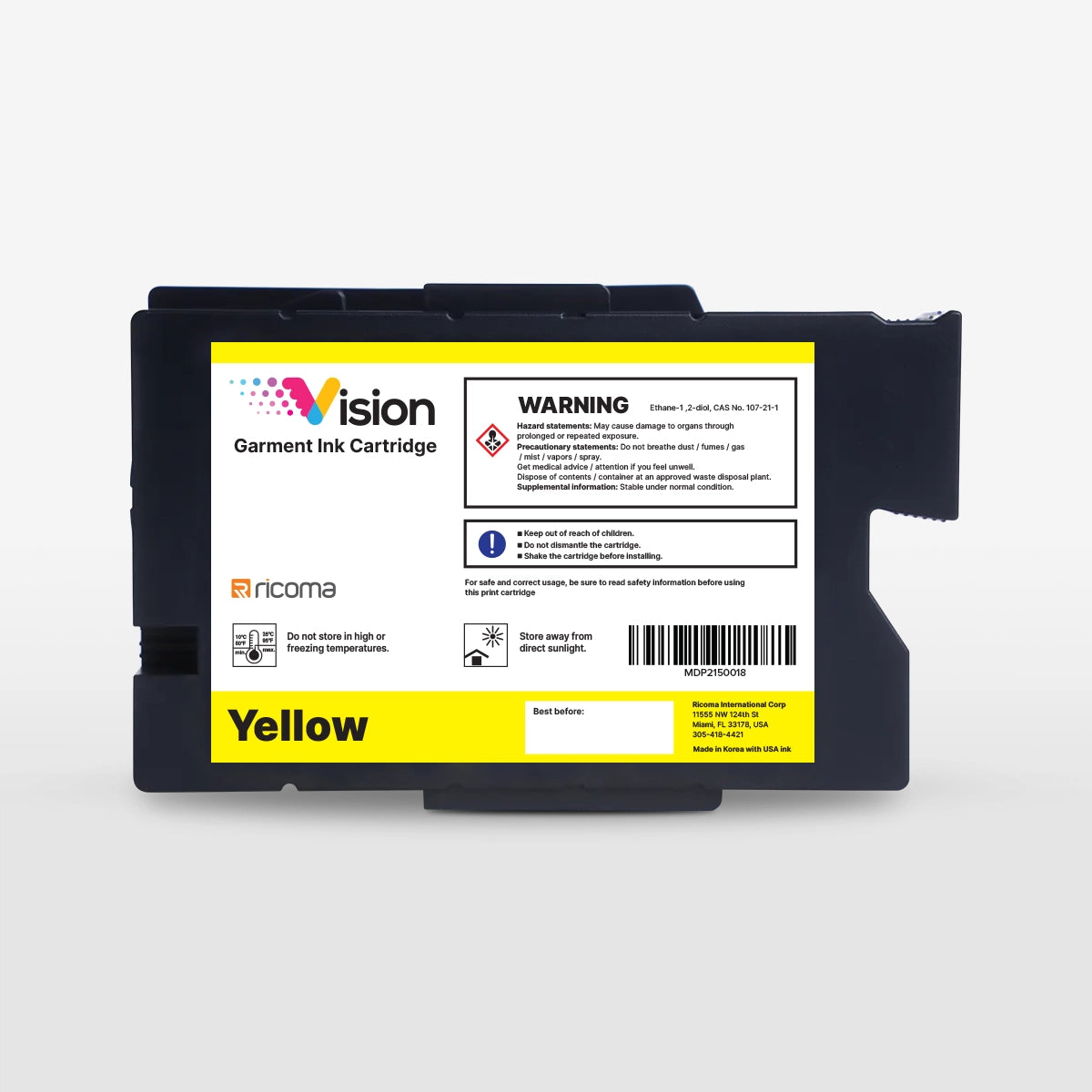 Ricoma Vision DTG Printer Ink Cartridges