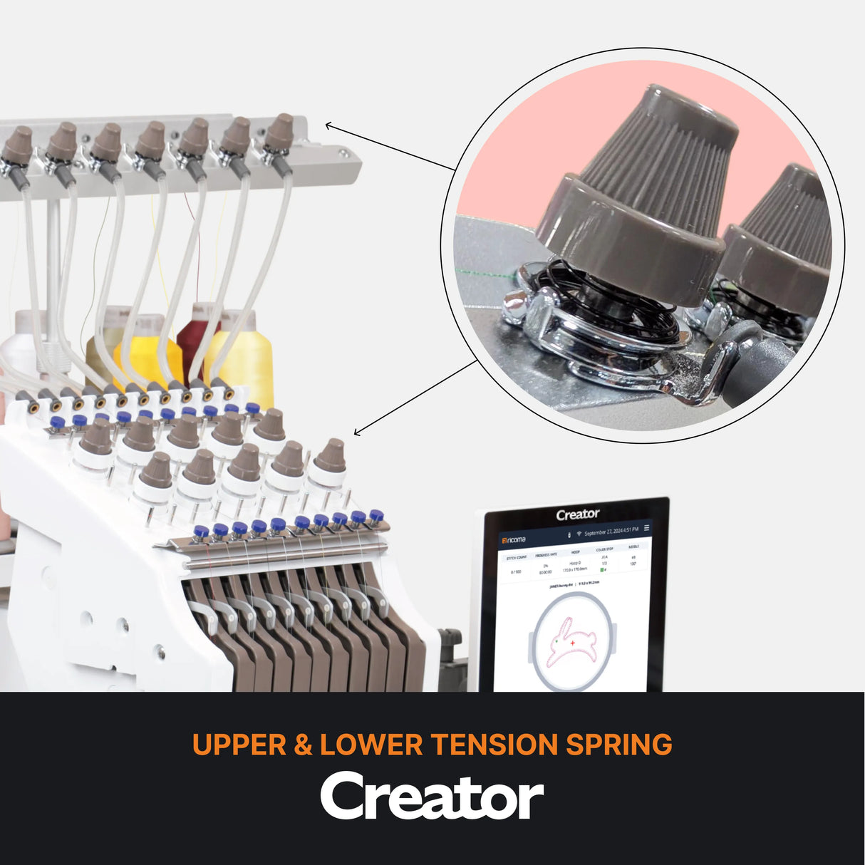 EM-1010 & Creator Tension Spring Replacement