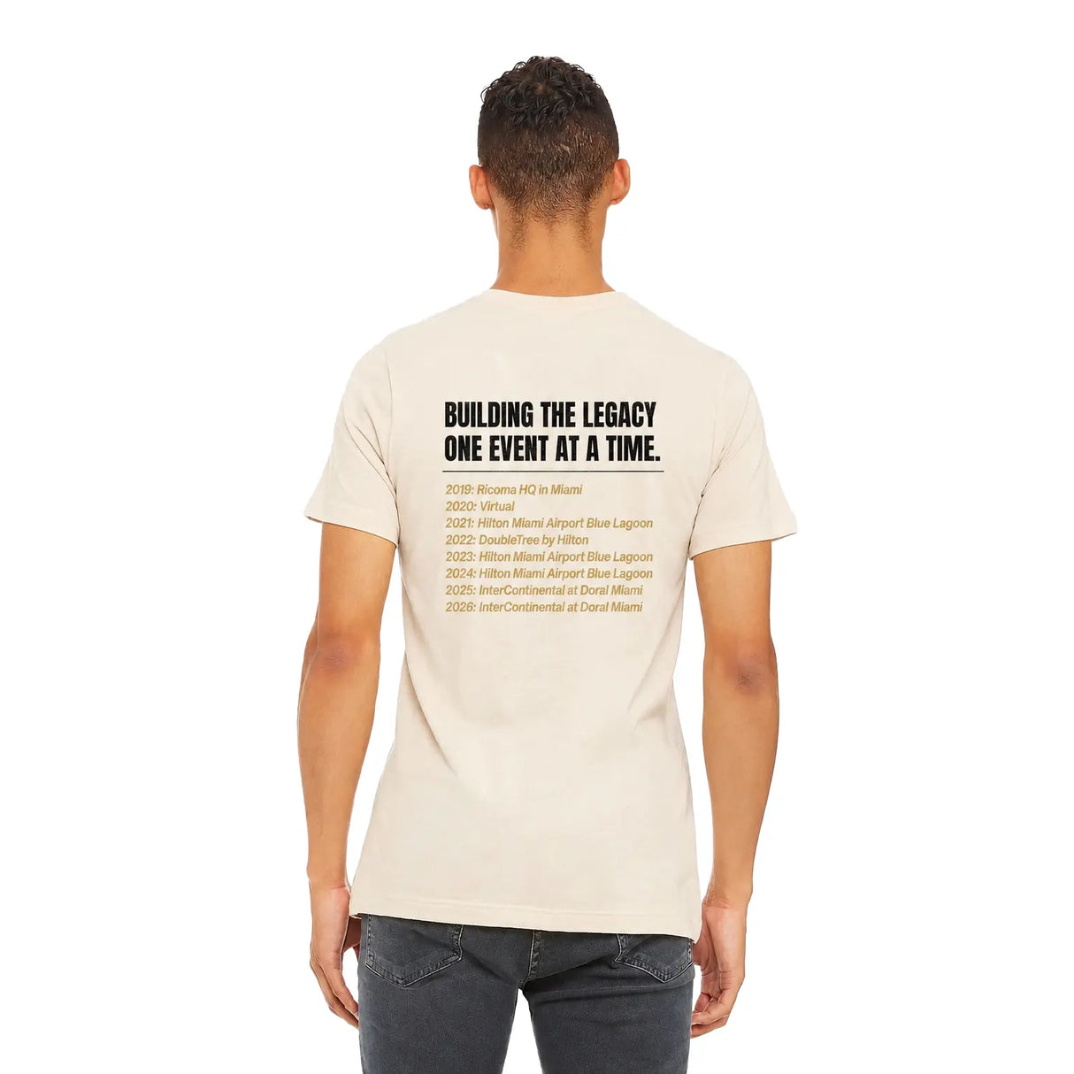 DecoSummit 2026 “Never Stop Building” Tee