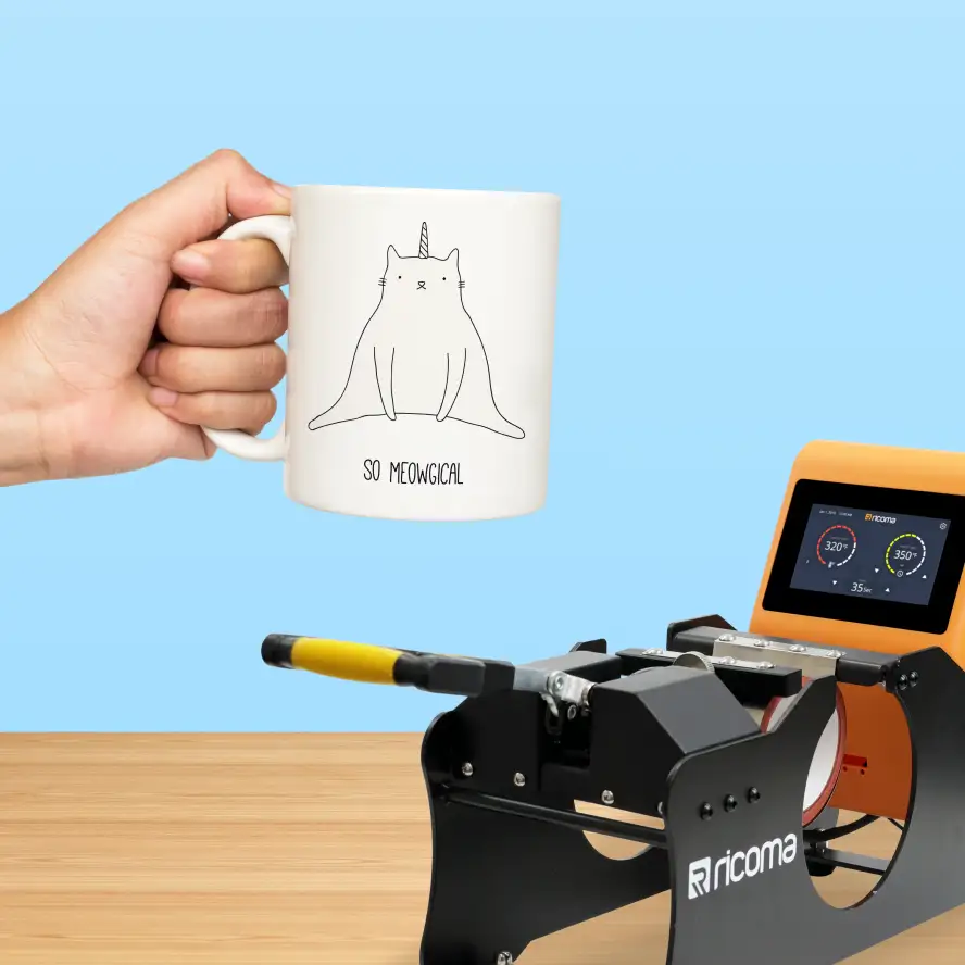 Ricoma Mug Heat Press - mug designs
