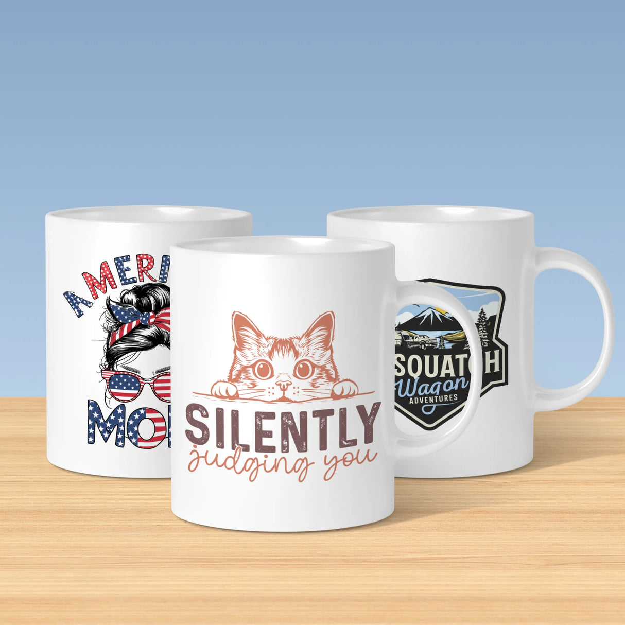 mug designs that the 4-in-1 mug press can press