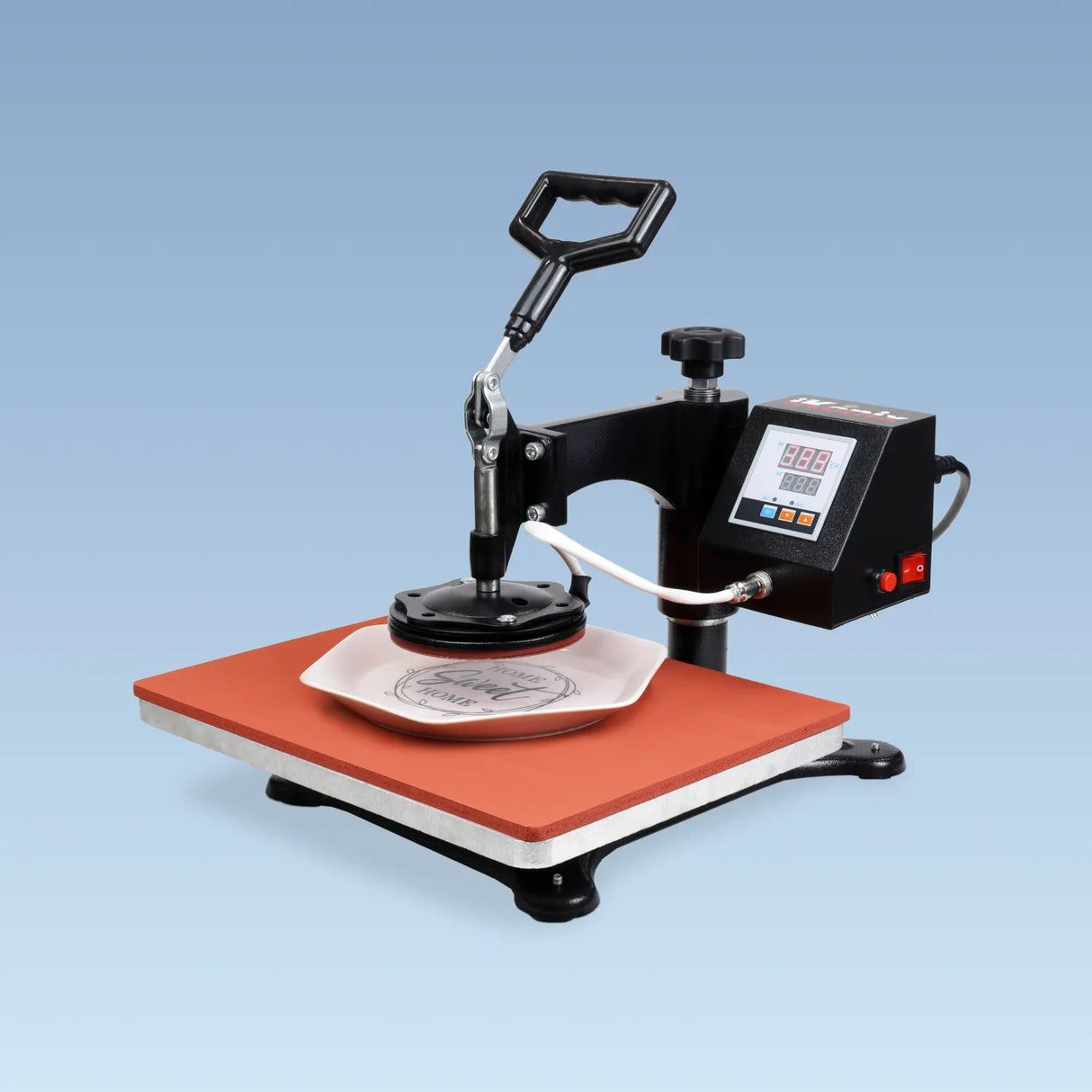 iKonix Multifunction Heat Press - flat, cap, mug, and plate heat press in one