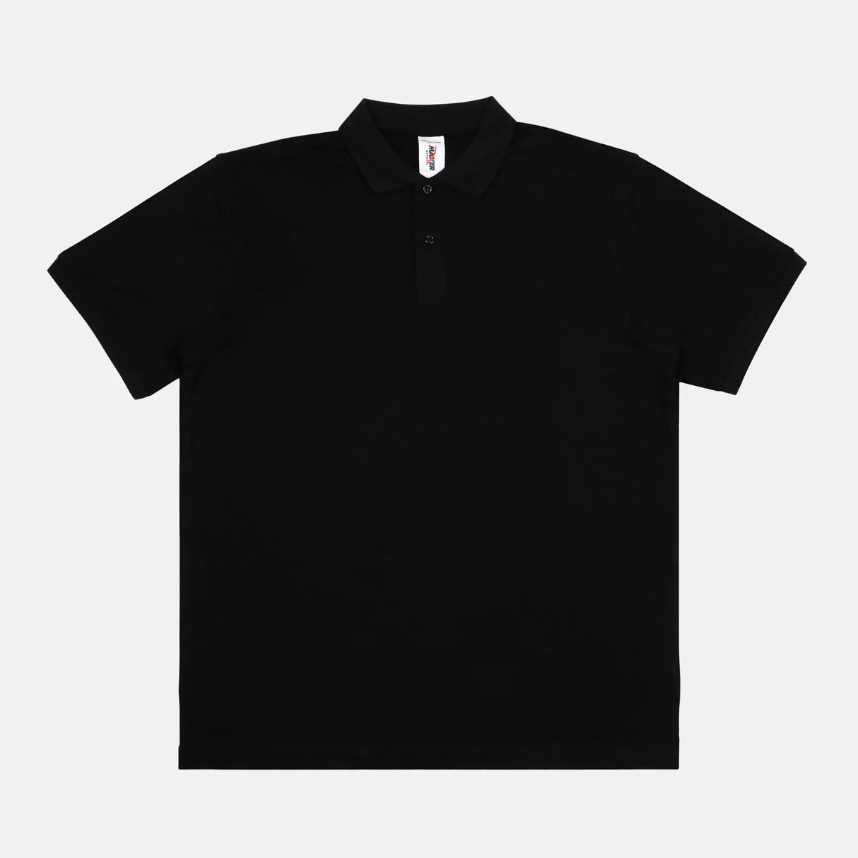 Fitted Piqué Polo – Custom-Ready for DTF & Embroidery - black