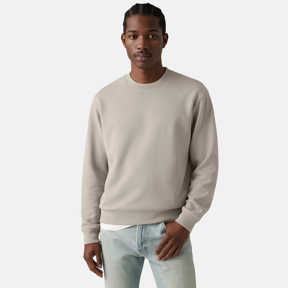 grey blank sweatshirts