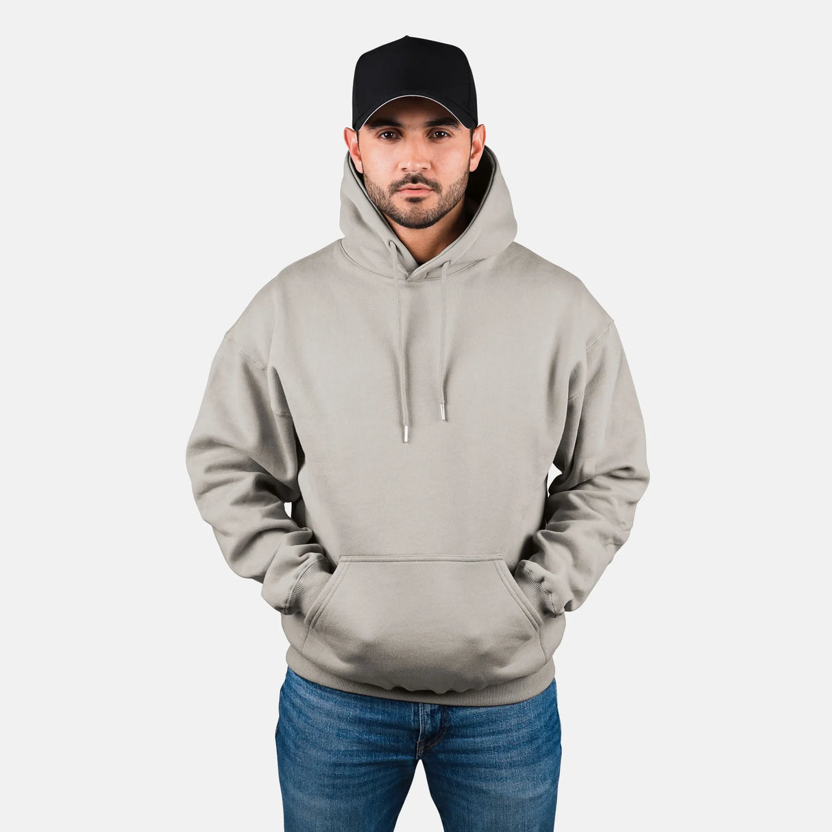 grey blank hoodies