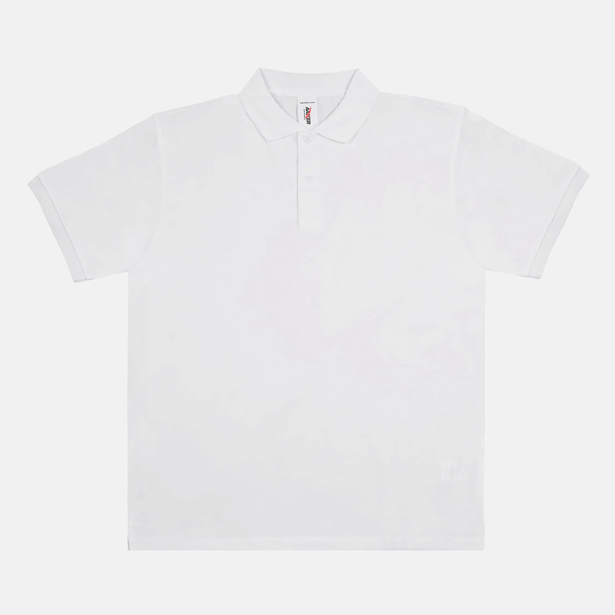 Fitted Piqué Polo – Custom-Ready for DTF & Embroidery - white