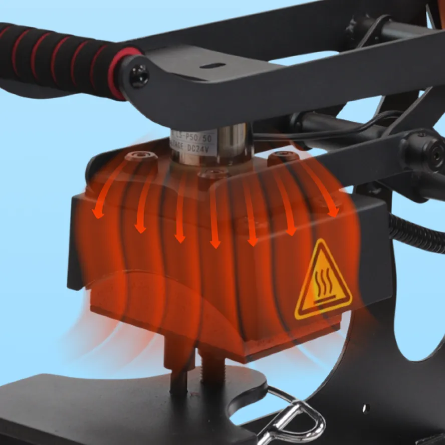 Ricoma Auto Open 16" x 20" Flat Heat Press & Cap Heat Press Bundle