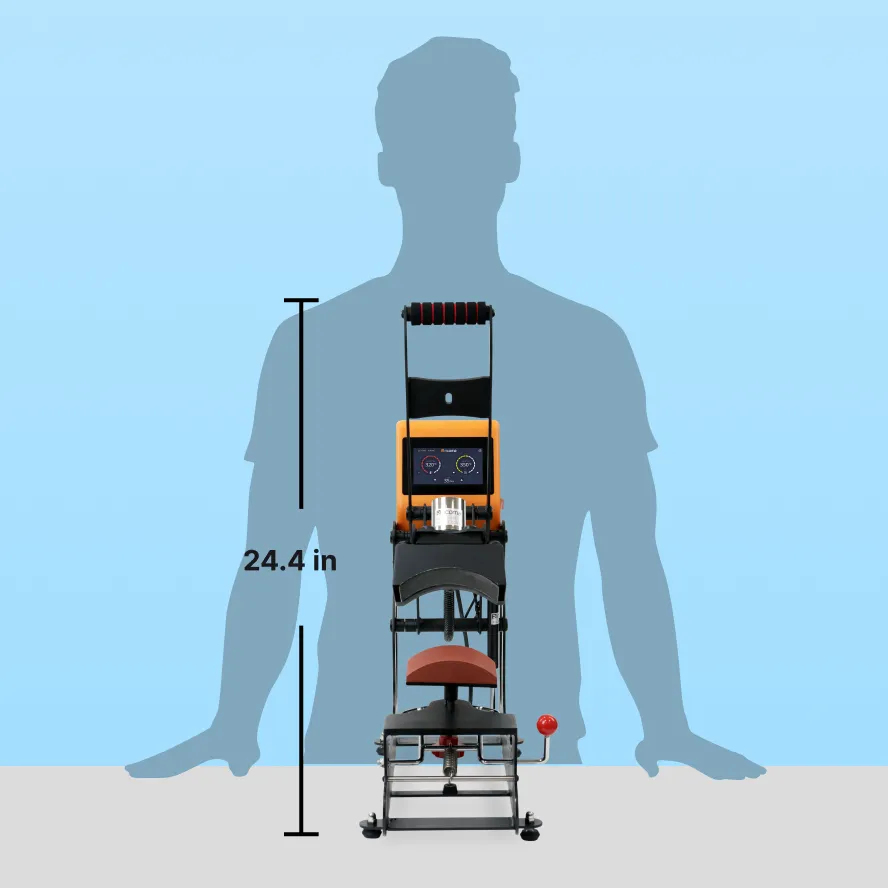 Ricoma Auto Open 16" x 20" Flat Heat Press & Cap Heat Press Bundle