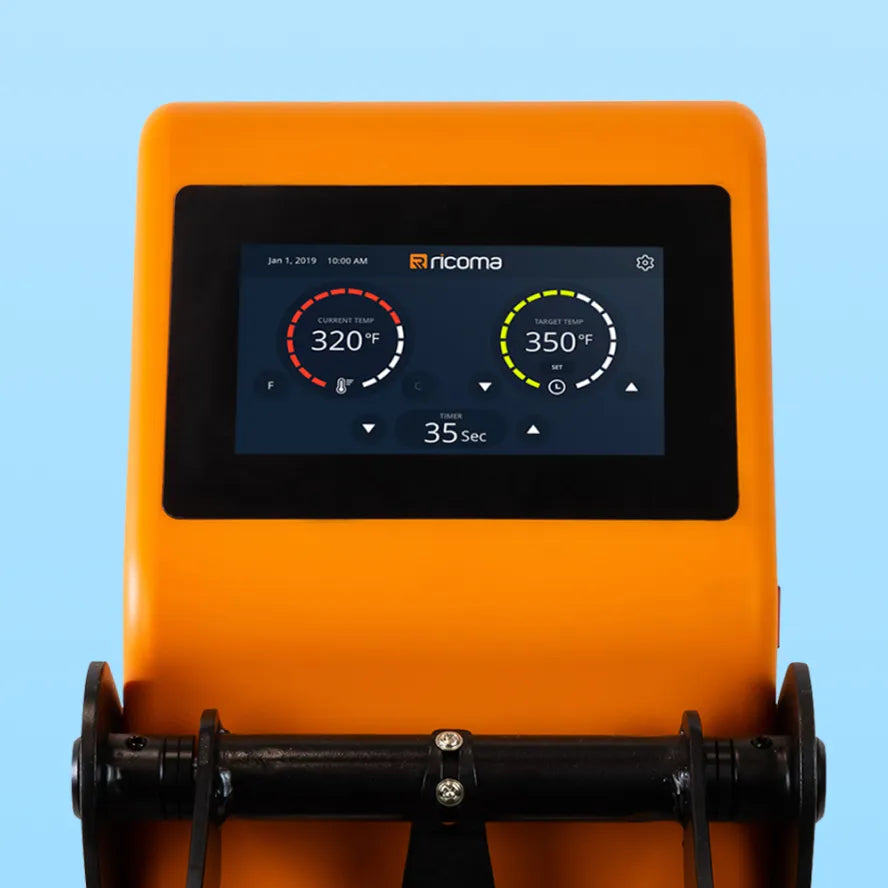 digital panel - Ricoma Auto-Open Cap Heat Press
