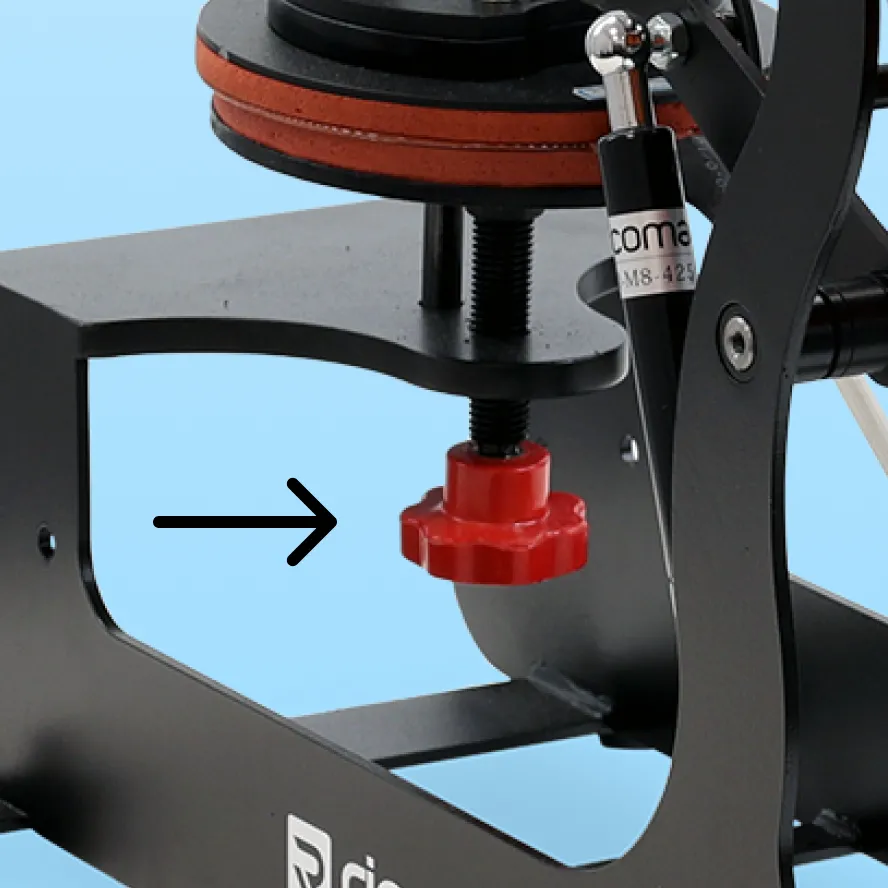 Ricoma Auto-Open Plate Heat Press - adjustable pressure