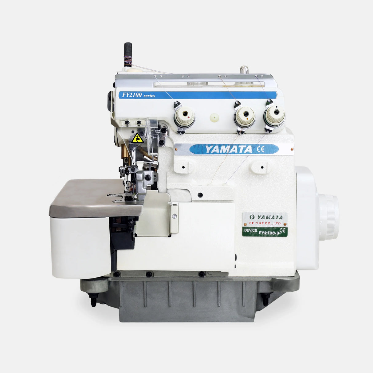 Yamata High-Speed Three-Thread Industrial Sewing Machine - front view