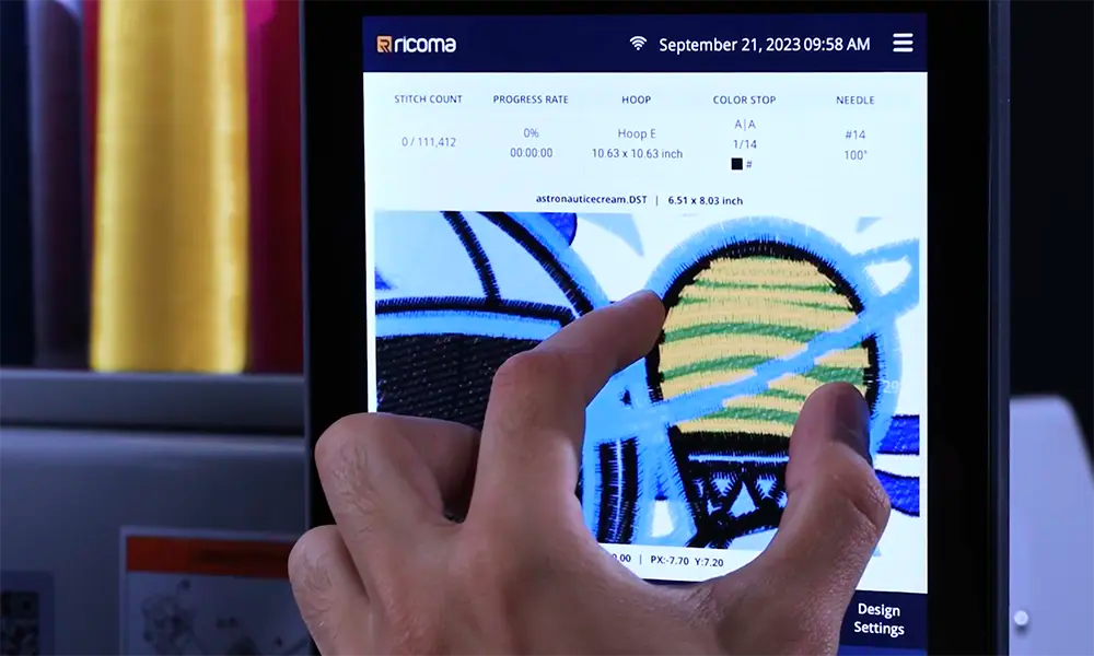 Real-Time Stitch Progress & Job Monitoring
