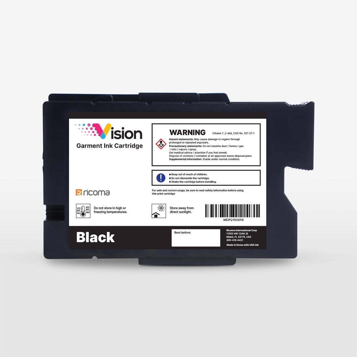 Ricoma Vision DTG Printer Ink Cartridges