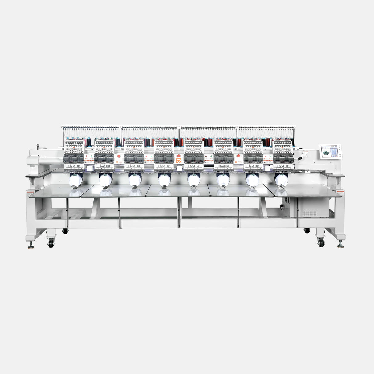 CHT2 Series 8-Head & 12-Head High-Volume Embroidery Machines – Lightly Used Demo Models