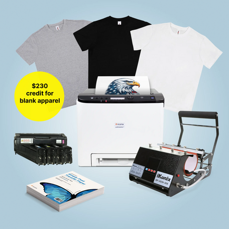 Luminaris 200 All In One White Toner DTF and Sublimation Printer for Shirts, Hoodies, Mugs, Tumblers, and Gifts