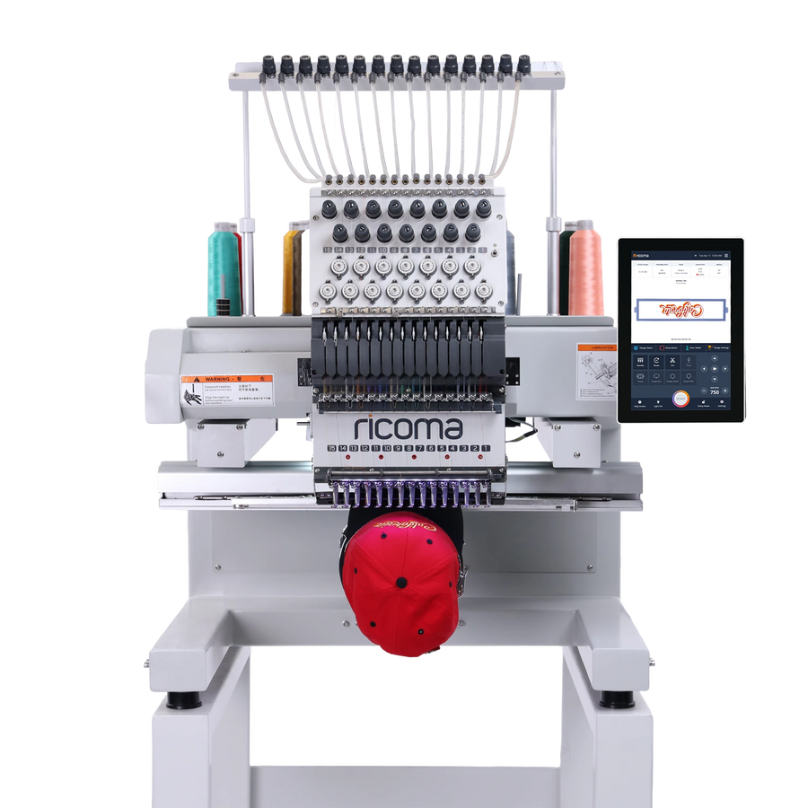 Marquee 15-Needle Commercial Embroidery Machine with 10.1" Touchscreen Panel