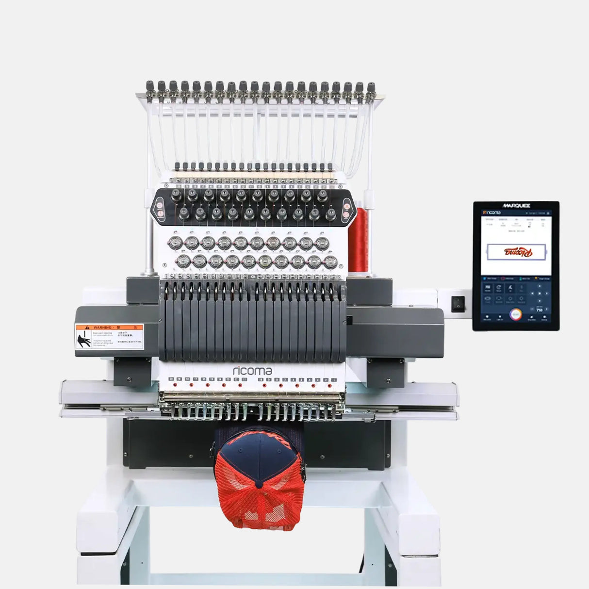 Marquee 2 Series 20-Needle Commercial Embroidery Machine with 10.1" Touchscreen Panel