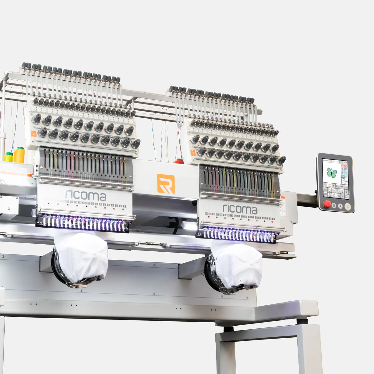 Ricoma embroidery machine on a white background