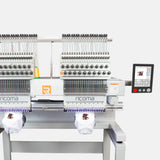 MT-2002-8s two head ricoma embroidery machines front view