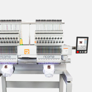 MT-2002-8S Two-Head Commercial Embroidery Machine