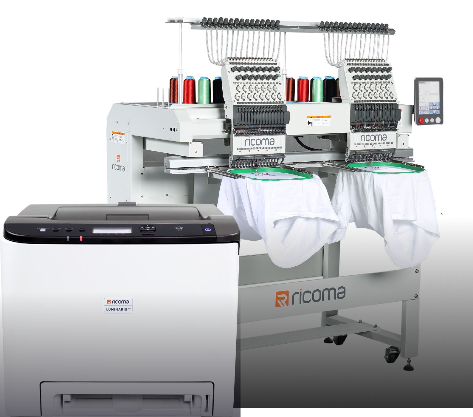 Impresión directa a prenda en 3 sencillos pasos con la impresora textil  Ricoh Ri1000